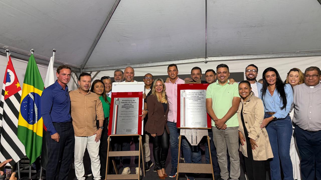 Foto da reportagem Taboão da Serra inaugura novo CAPSi e Centro Odontológico e amplia política pública de saúde mental e inclusão de autistas