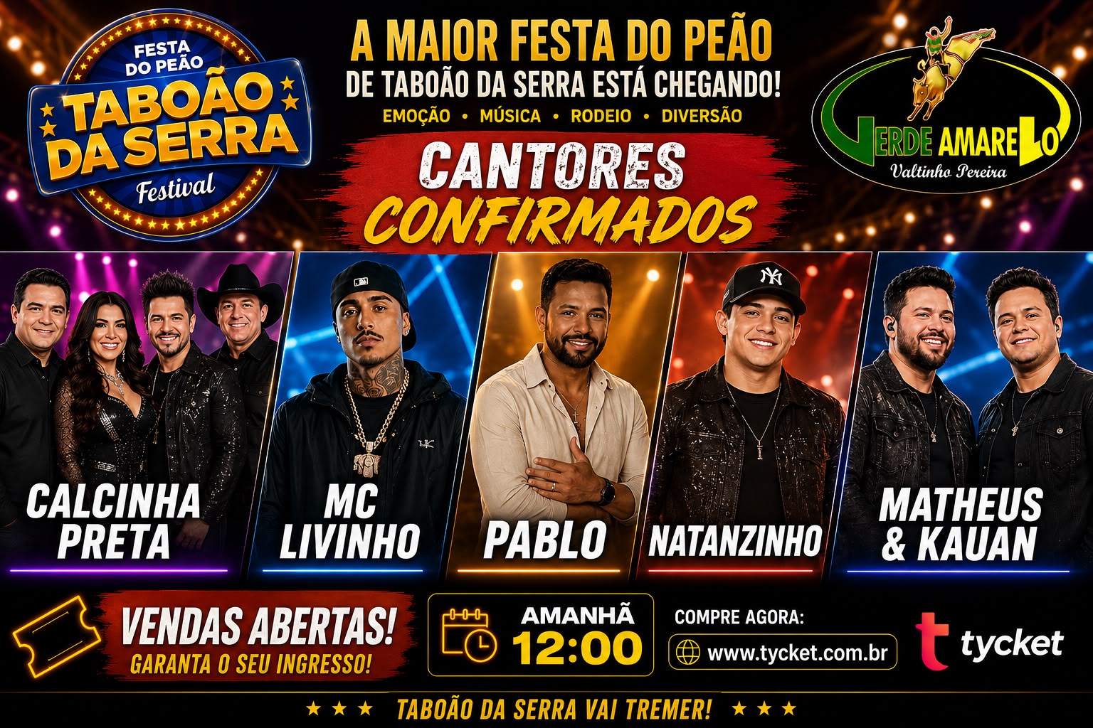 Foto da reportagem Ingressos para Festa do Peão de Taboão da Serra começam a ser vendidos nesta terça (11)